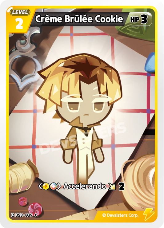 Crème Brûlée Cookie #BS3-039