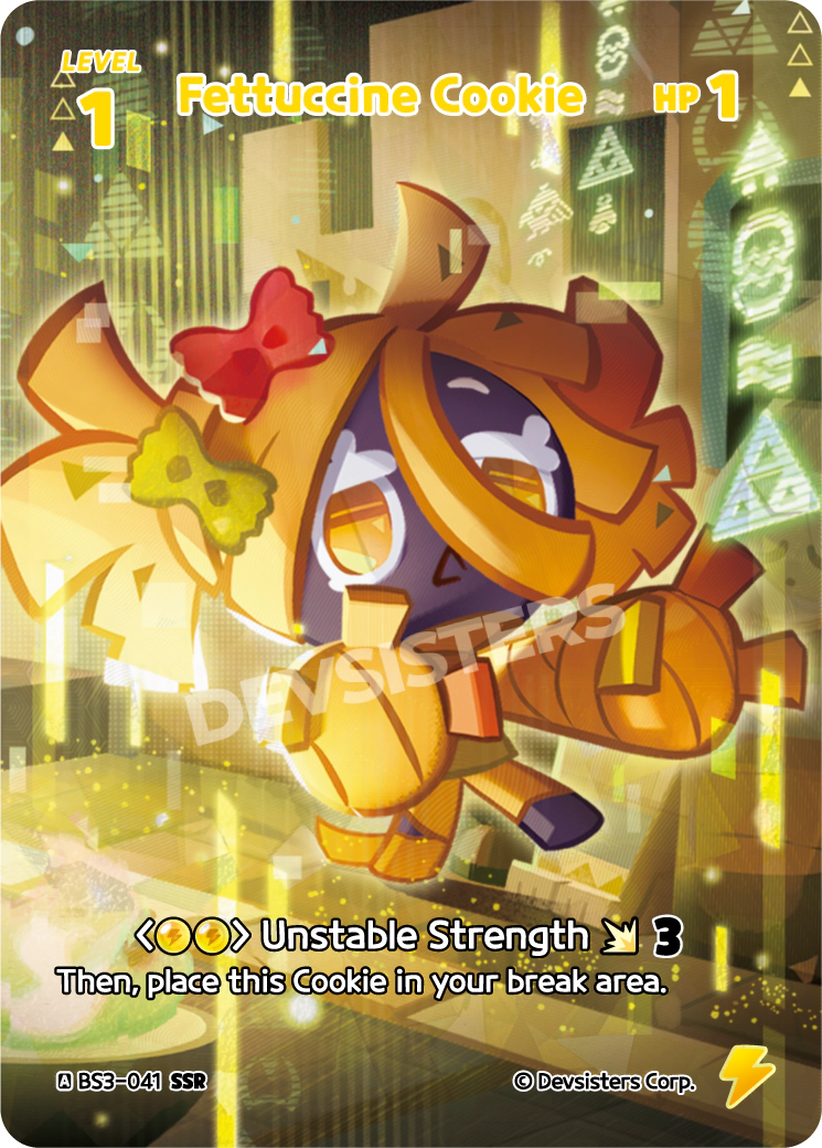Fettuccine Cookie #BS3-041@1
