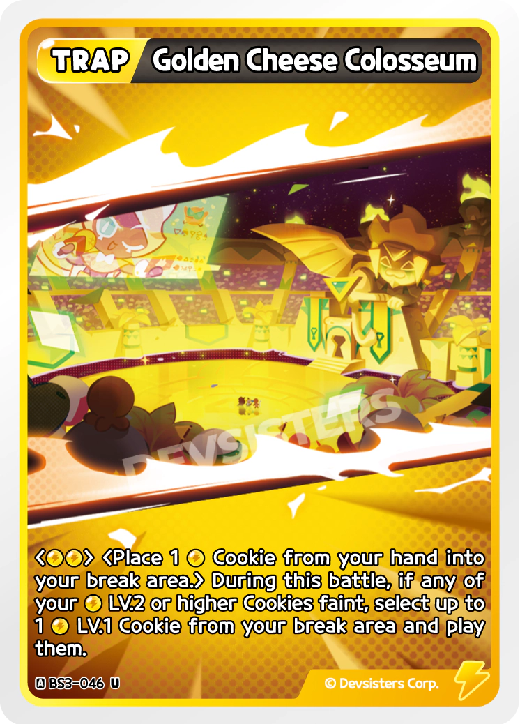 Golden Cheese Colosseum #BS3-046