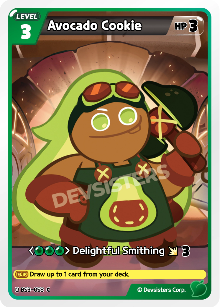 Avocado Cookie #BS3-058