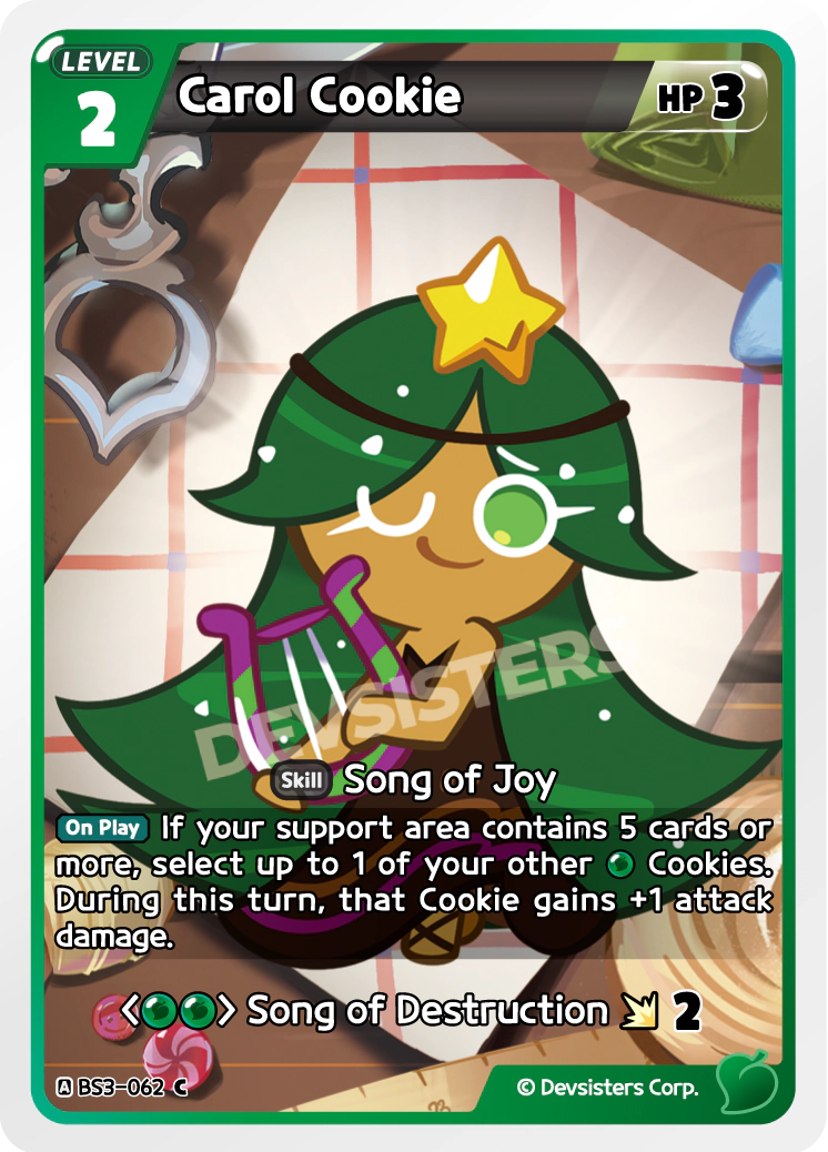 Carol Cookie #BS3-062
