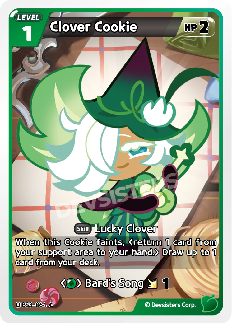 Clover Cookie #BS3-064