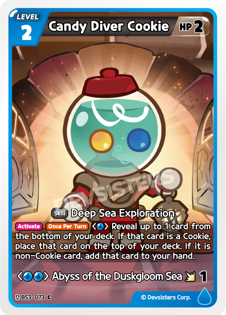 Candy Diver Cookie #BS3-073