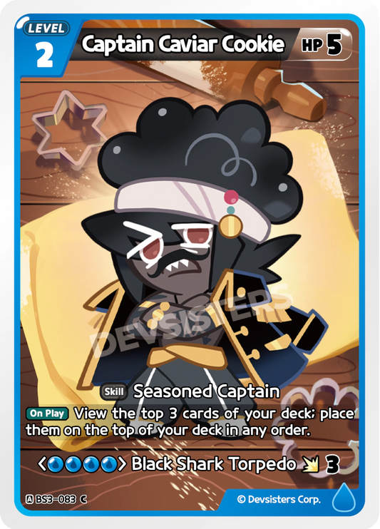 Captain Caviar Cookie #BS3-083