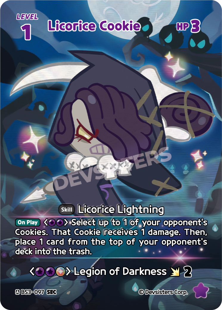 Licorice Cookie #BS3-097@1