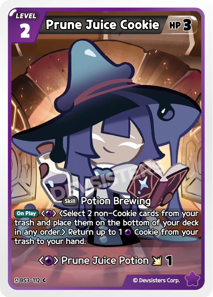 Prune Juice Cookie #BS3-112