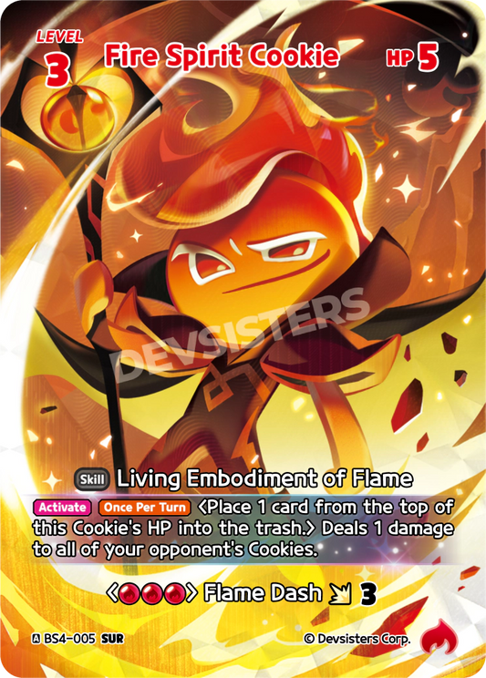 Fire Spirit Cookie #BS4-005@1