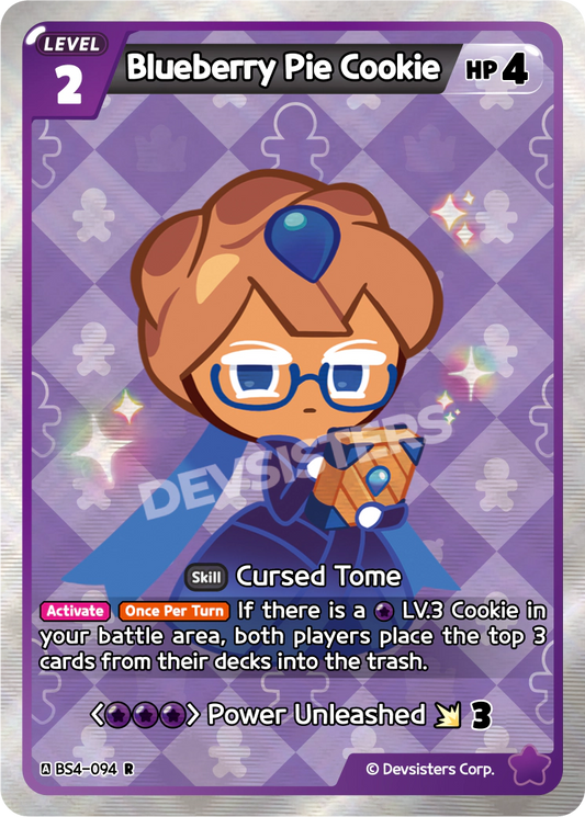 Blueberry Pie Cookie #BS4-094