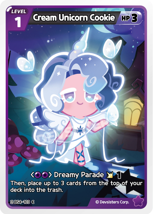 Cream Unicorn Cookie #BS4-103