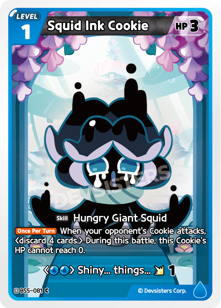 Squid Ink Cookie #BS5-081