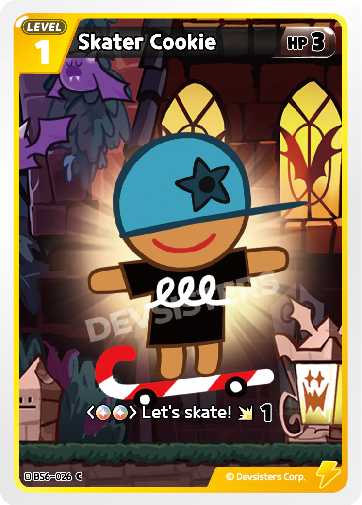 Skater Cookie #BS6-026