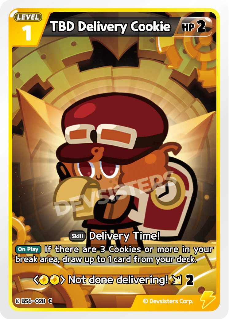 TBD Delivery Cookie #BS6-028