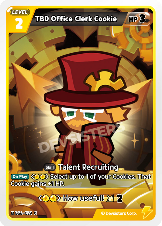 TBD Office Clerk Cookie #BS6-029