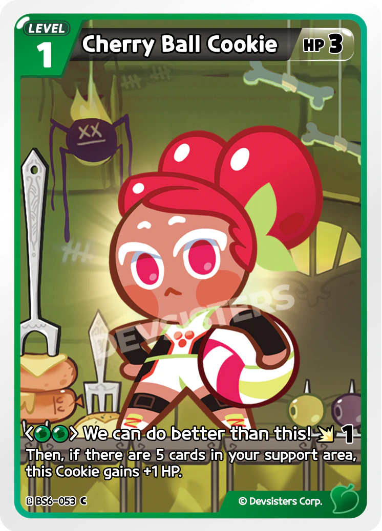 Cherry Ball Cookie #BS6-053