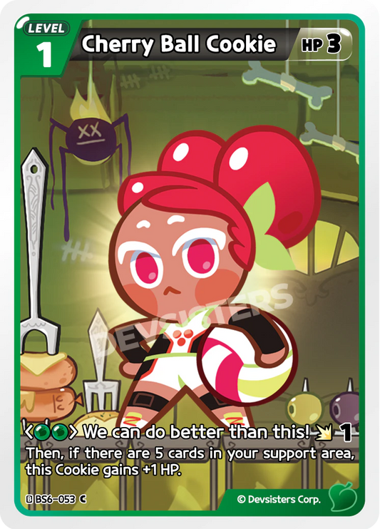 Cherry Ball Cookie #BS6-053