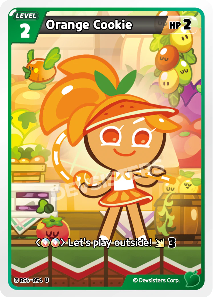 Orange Cookie #BS6-054