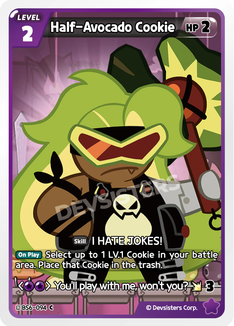 Half-Avocado Cookie #BS6-094