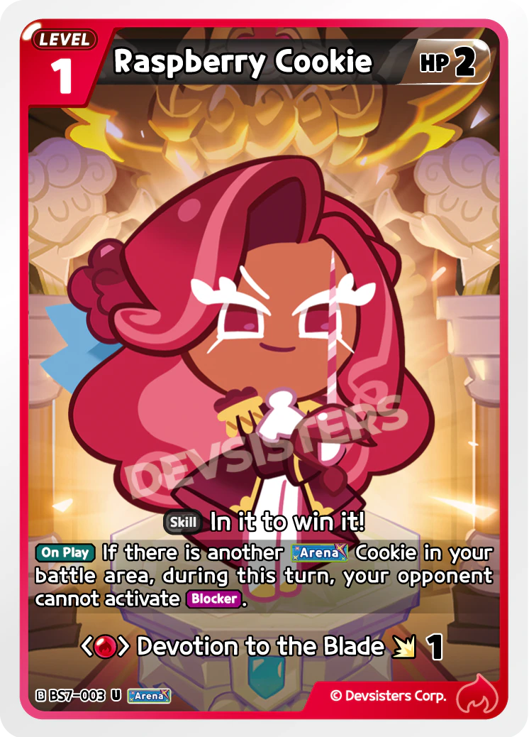 Raspberry Cookie #BS7-003