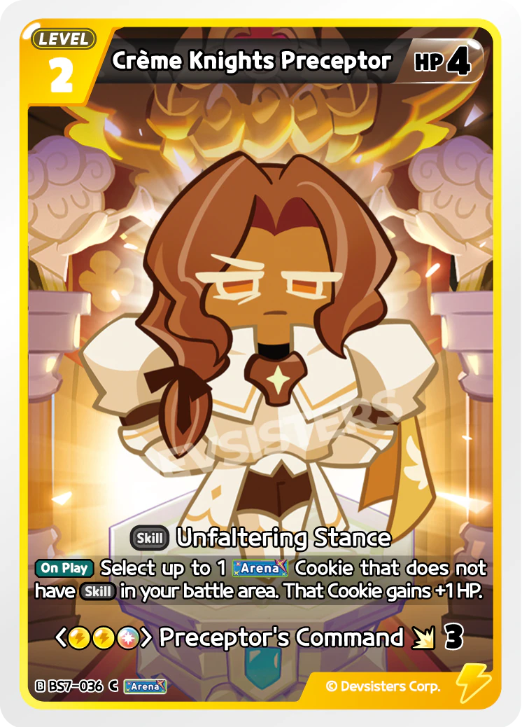 Crème Knights Preceptor #BS7-036