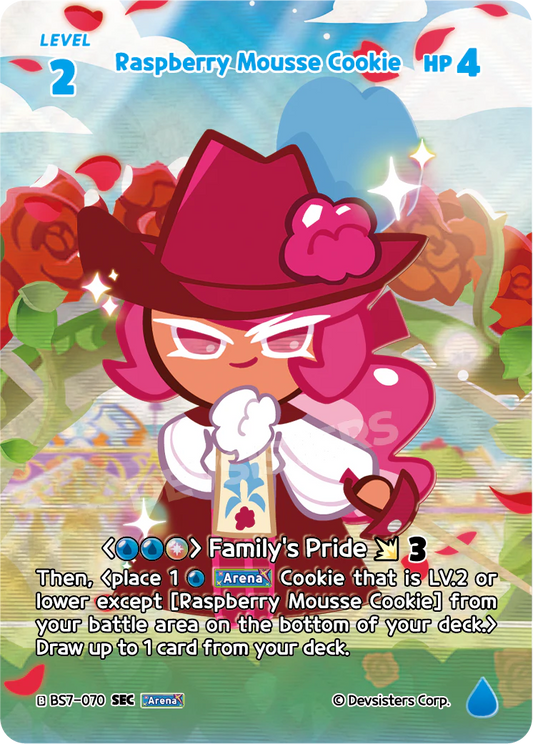 Raspberry Mousse Cookie #BS7-070@1