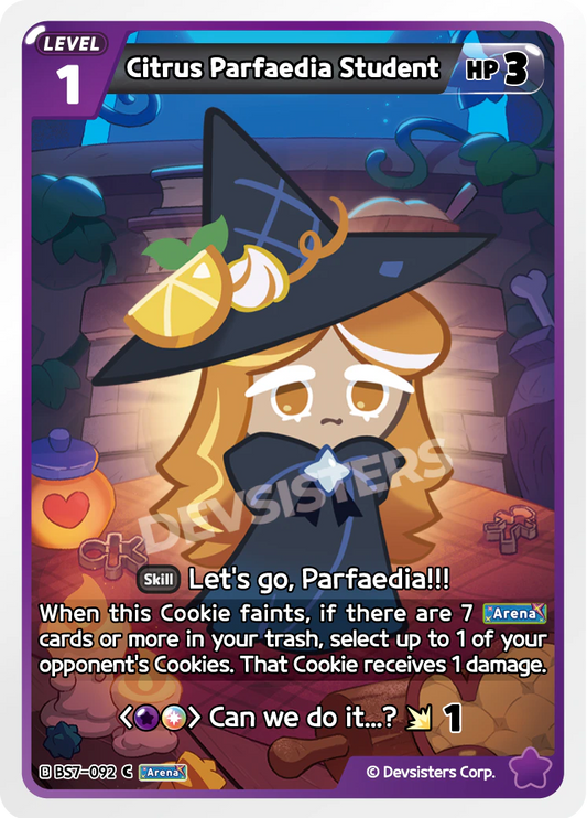 Citrus Parfaedia Student #BS7-092