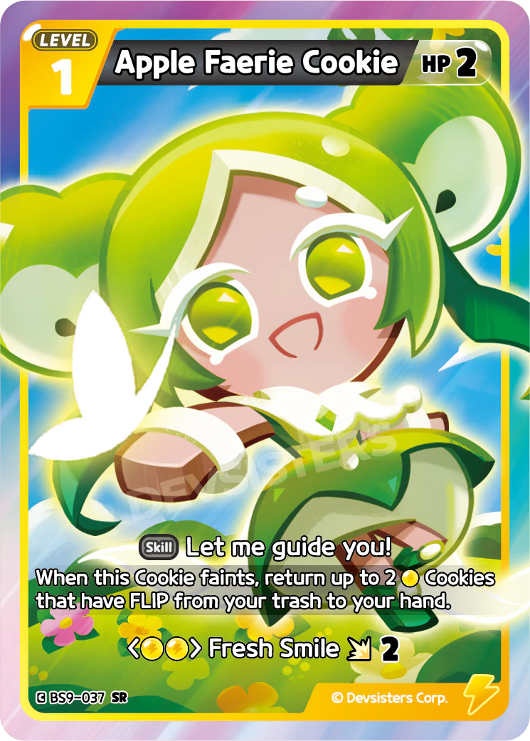 Apple Faerie Cookie #BS9-037