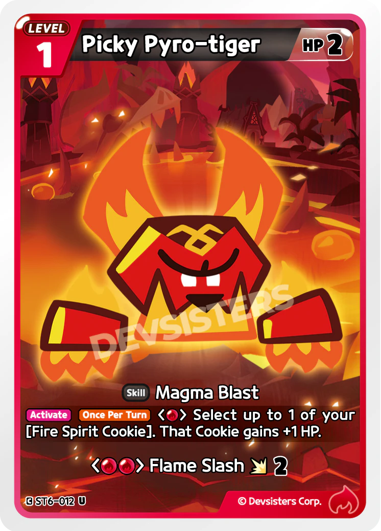 Picky Pyro-tiger #ST6-012