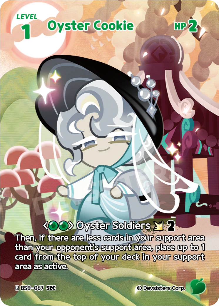 Oyster Cookie #BS8-067@1