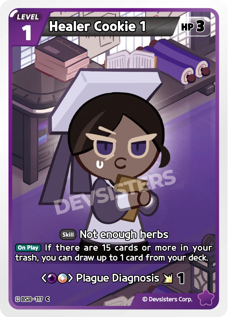 Healer Cookie 1 #BS8-117