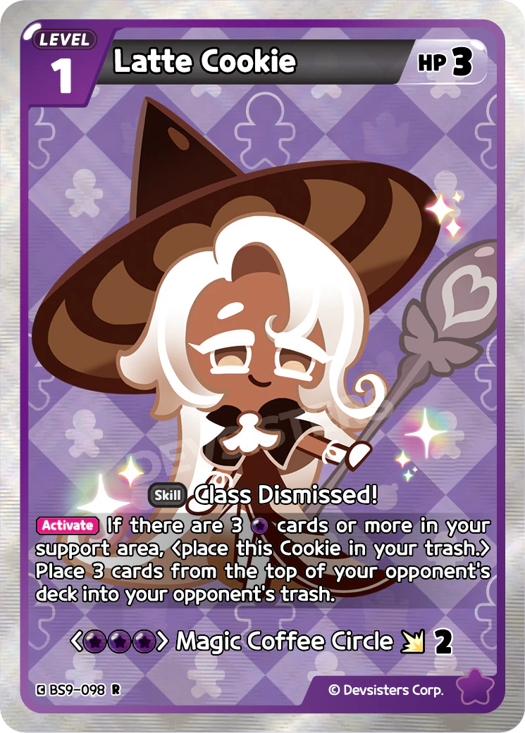 Latte Cookie #BS9-098