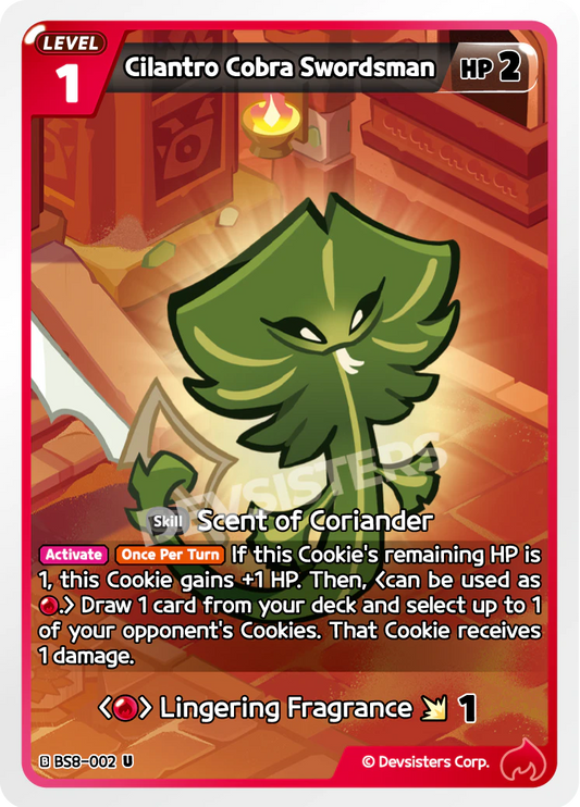 Cilantro Cobra Swordsman #BS8-002