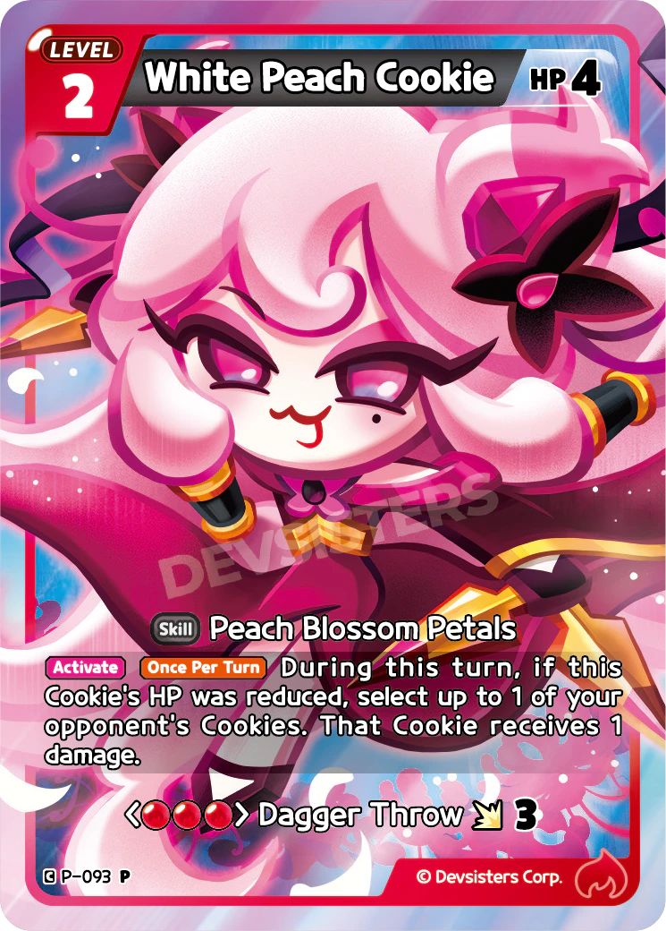 White Peach Cookie #P-093
