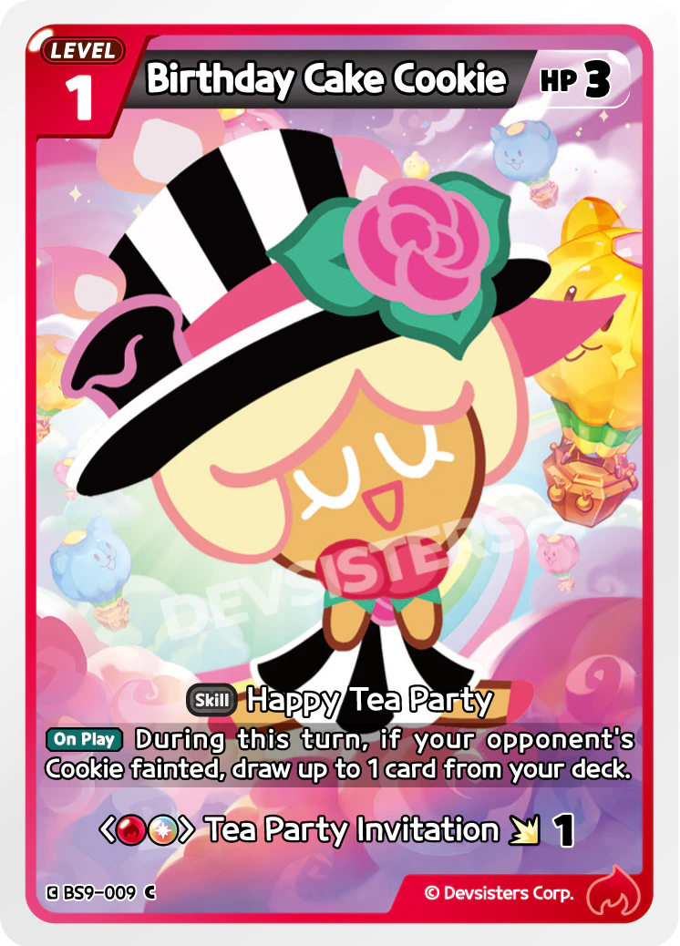 Birthday Cake Cookie #BS9-009