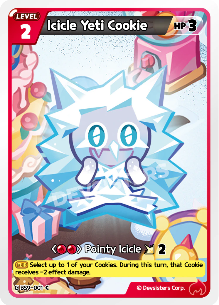Icicle Yeti Cookie #BS9-001