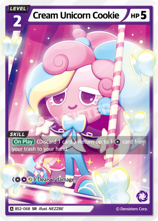 Cream Unicorn Cookie #BS2-068