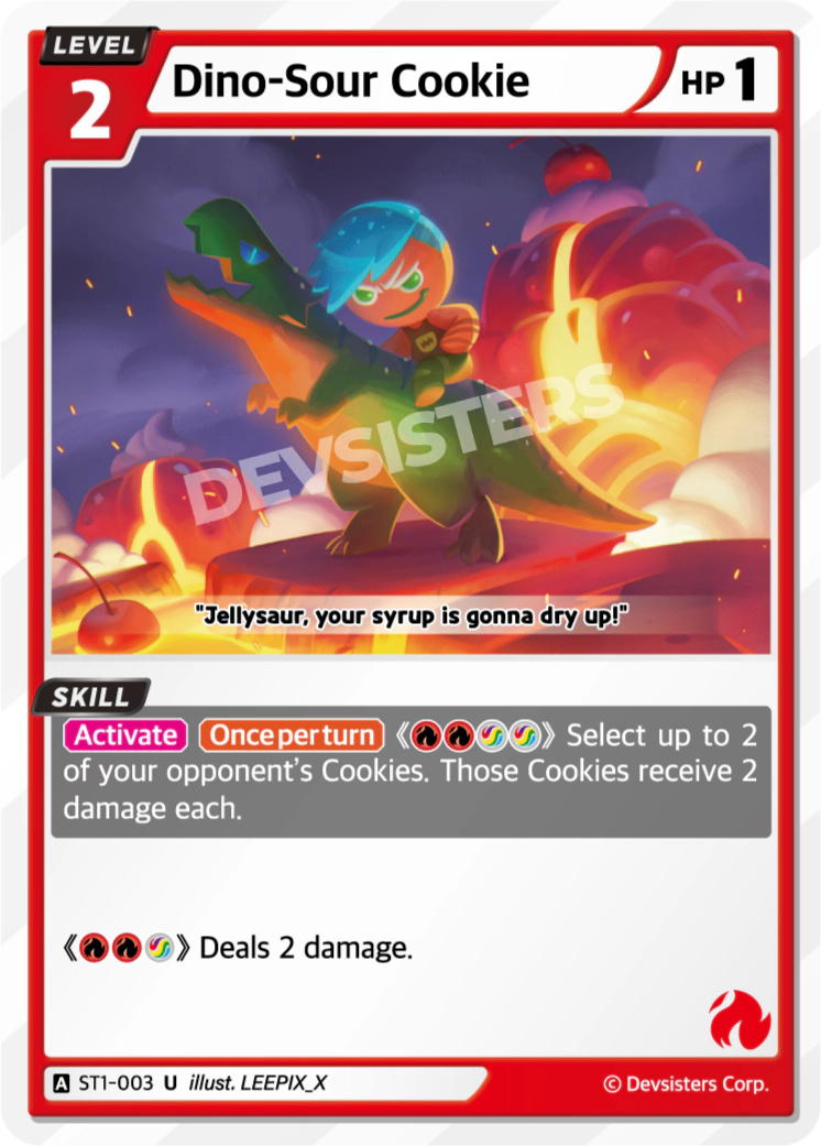 Dino-Sour Cookie #ST1-003