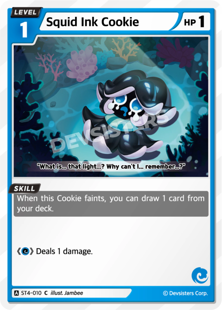 Squid Ink Cookie #ST4-010