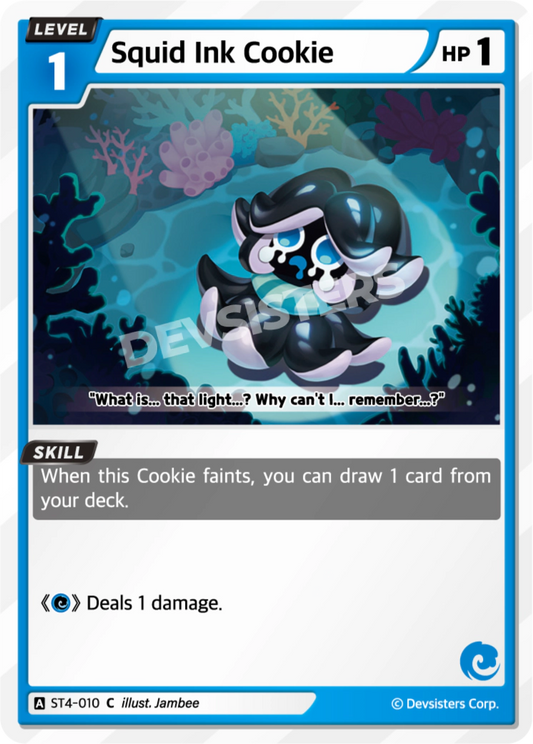 Squid Ink Cookie #ST4-010