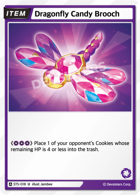 Dragonfly Candy Brooch #ST5-018