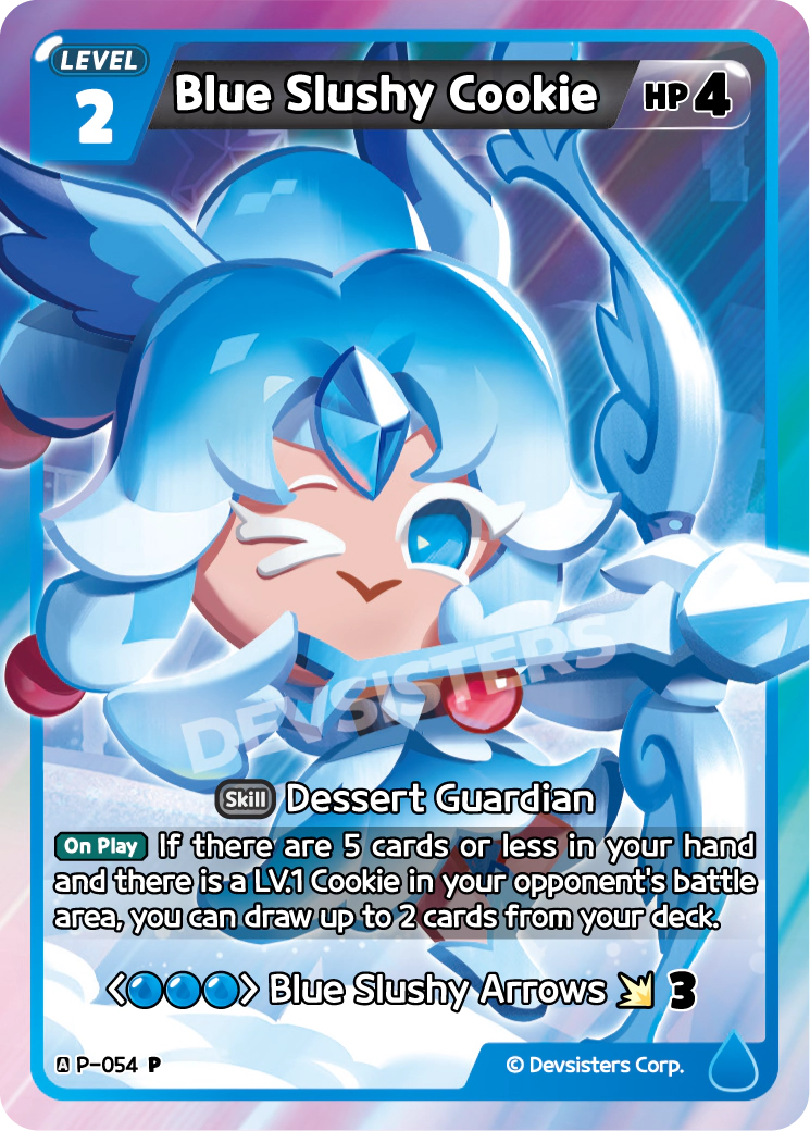 Blue Slushy Cookie #P-054