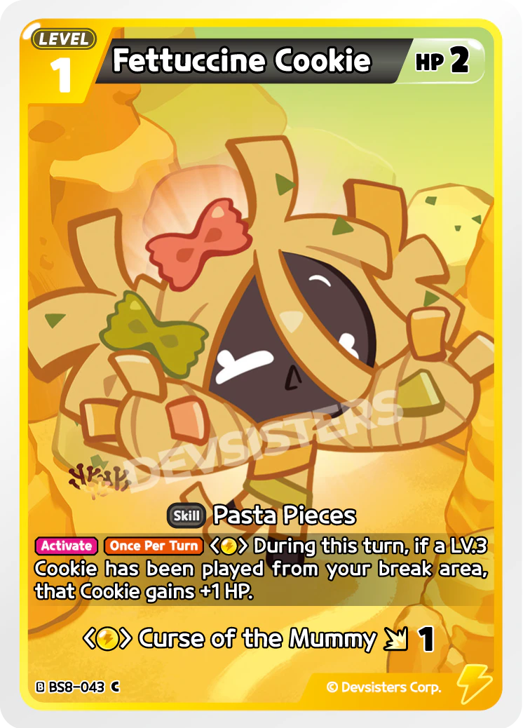 Fettuccine Cookie #BS8-043