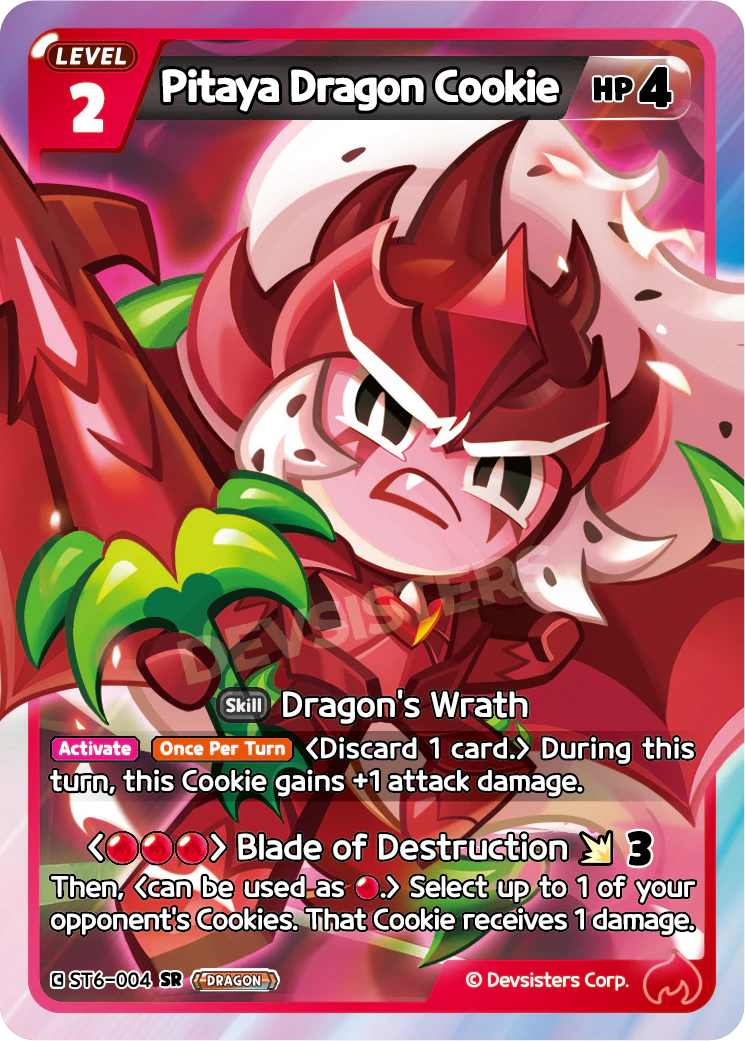Pitaya Dragon Cookie #ST6-004