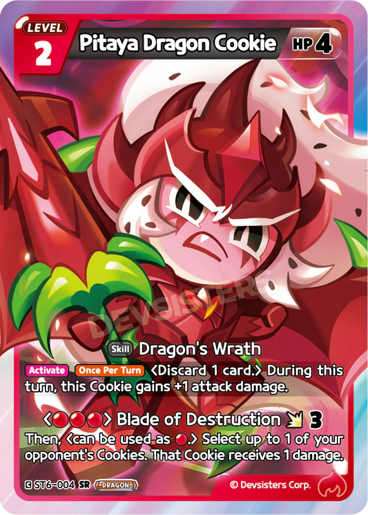 Pitaya Dragon Cookie #ST6-004