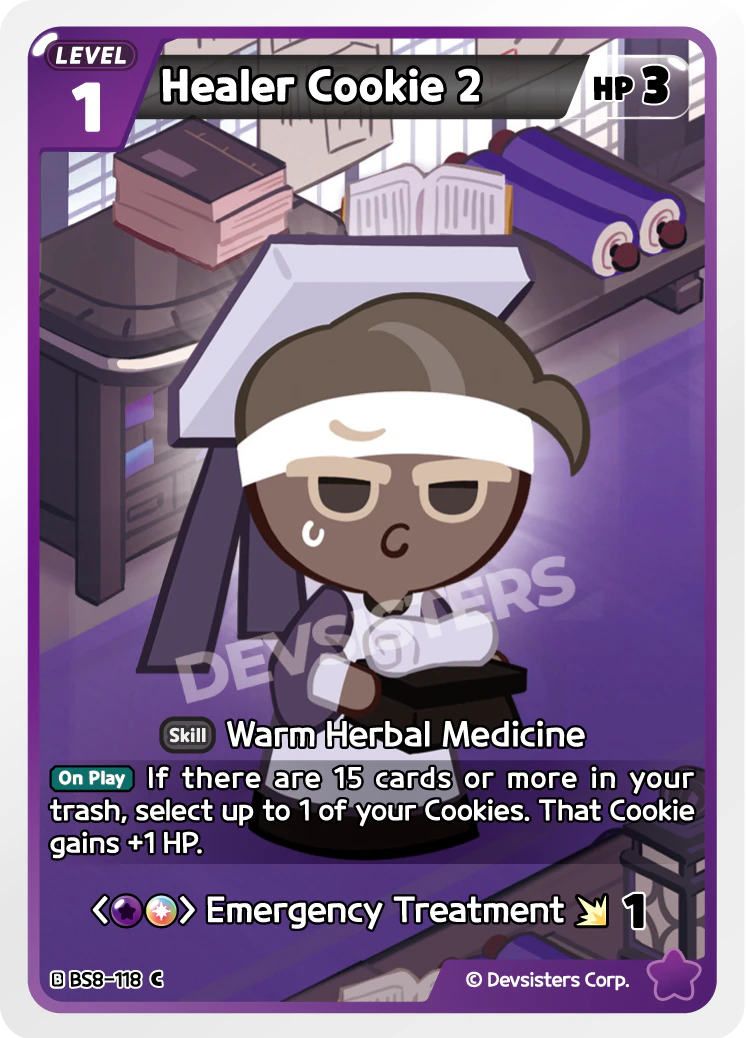 Healer Cookie 2 #BS8-118
