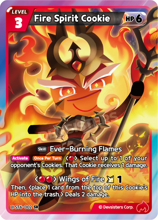 Fire Spirit Cookie #ST6-002