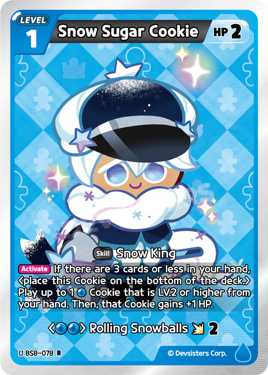 Snow Sugar Cookie #BS8-078