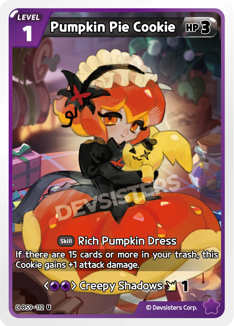 Pumpkin Pie Cookie #BS9-112@1