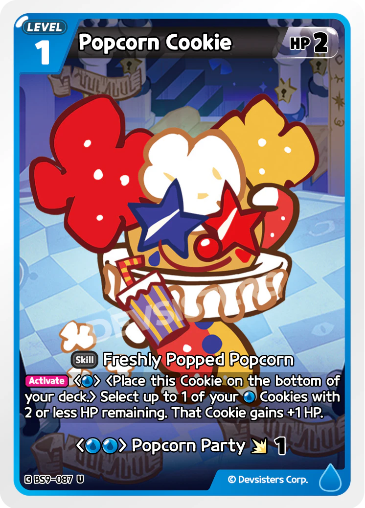 Popcorn Cookie #BS9-087