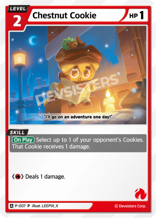 Chestnut Cookie #P-007