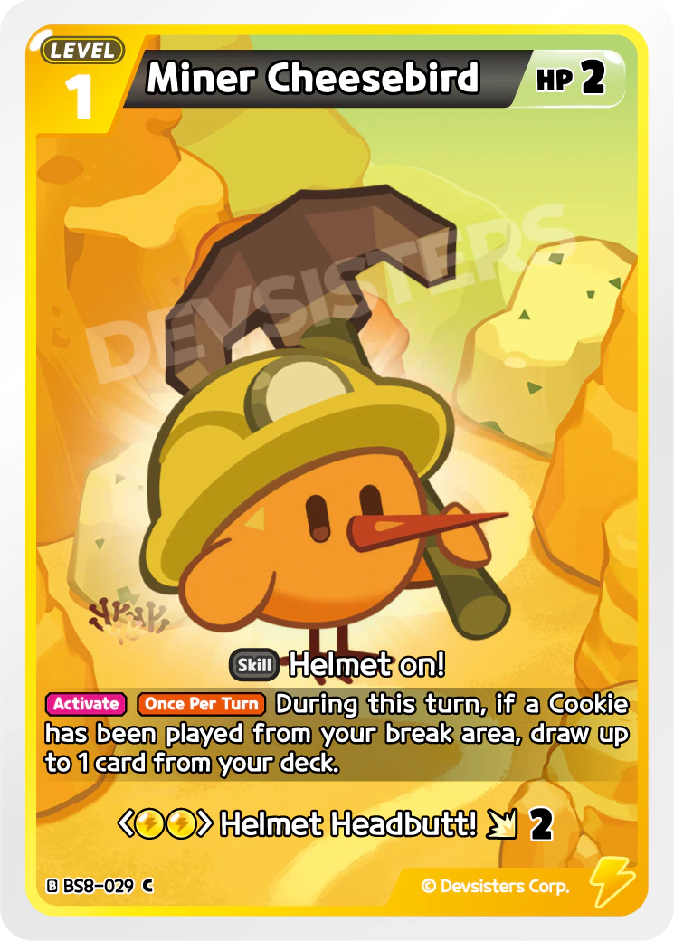 Miner Cheesebird #BS8-029@1